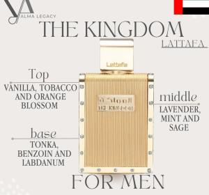 The Kingdom Lattafa Perfumes for men 5 ml